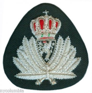 NORWAY NAVY OFFICER HAT CAP BADGE NEW HAND EMBROIDERED CP MADE