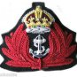 NEW ROYAL NAVY NURSE OFFICER HAT CAP Red Bullion Badge KING CROWN CP MADE