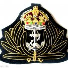 NEW UK ROYAL NAVY CHAPLAIN HAT CAP HAND EMBROIDERED KING CROWN BADGE CP MADE