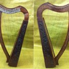 CP BRAND NEW 19 STRINGS HARP WITH LEVERS ROSEWOOD HAND CARVED FREE SHIP USA CP BRAND NEW 19 STRINGS HARP WITH LEVERS ROSEWOOD HAND CARVED FREE SHIP USA