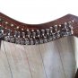 CP BRAND NEW 19 STRINGS HARP WITH LEVERS ROSEWOOD HAND CARVED FREE SHIP USA