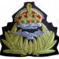 NEW ROYAL NAVY AIR SERVICE R.N.A.S. OFFICER Bullion Badge KING CROWN CP MADE