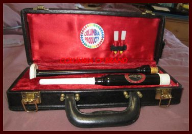 SCOTTISH BAGPIPE CHANTER ROSEWOOD BLACK HARD CASE INTERMEDIATE H QUALITY CP MADE