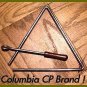 NEW CP Brand TRIANGLE Size 6" With Beater Quality Sound - SOLID METAL TRIANGLE