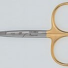 FLY TYING SCISSORS 4" SIZE ALL PURPOSE SCISSORS GOLD LOOPS FREE SHIP - CP MADE FLY TYING SCISSORS 4" SIZE ALL PURPOSE SCISSORS GOLD LOOPS FREE SHIP - CP MADE