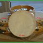6 X 6" Church TAMBOURINES CP Brand New Single Row Jingles Goat Skins FREE SHIP