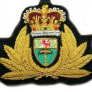 RHODESIAN NAVY RIVER PATROL CAP HAT BADGE HAND EMBROIDERED USA FREE SHIP CP MADE