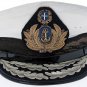 GREEK NAVY OFFICER ADMIRAL HAT CAP BADGE HAND EMBROIDERED USA FREE SHIP CP MADE