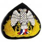 SERBIA NAVY OFFICER HAT CAP BADGE NEW HAND EMBROIDERED CP MADE FREE SHIP USA