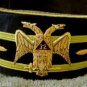 32nd Degree Mason Wings Down Hand Embroidered Cap Hat New Size 58 - CP MADE