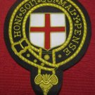 BADGE HONI SOIT QUI MEL Y PENSE NEW HAND EMBROIDERED 5" x 4" SIZE CP MADE BADGE HONI SOIT QUI MEL Y PENSE NEW HAND EMBROIDERED 5" x 4" SIZE CP MADE