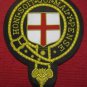 BADGE HONI SOIT QUI MEL Y PENSE NEW HAND EMBROIDERED 5" x 4" SIZE CP MADE