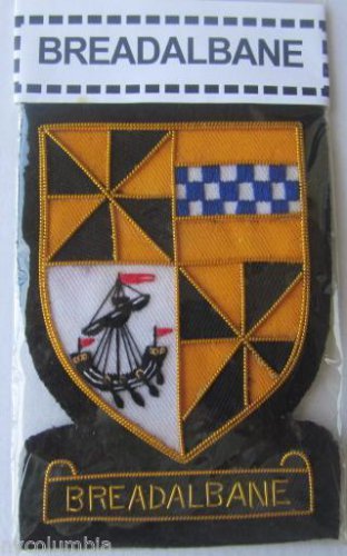 BREADALBANE SCOTTISH CLAN BADGE NEW HAND EMBROIDERED CP MADE QUALITY COLLECTORS