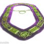 REGALIA MASONIC GRAND LODGE METAL COLLAR DARK PURPLE VELVET HI QUALITY CP MADE