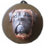 Hand Painted Dog Face CP MADE Best quality Free SHIP No. 12 Wall Hanging Plaque