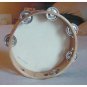 TWELVE (12) Church TAMBOURINES Single Row Jingles Goat Skin Heads - CP MADE