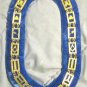 REGALIA MASONIC BLUE LODGE MASTER MASON DRESS GOLD METAL CHAIN COLLAR - CP MADE