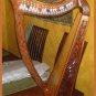 NEW 22 STRING 33" HIGH HARP WITH LEVERS CP BRAND FREE CARRY BAG & TUNING KEY EXTRA SET OF STRINGS