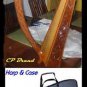 NEW 22 STRING 33" HIGH HARP WITH LEVERS CP BRAND FREE CARRY BAG & TUNING KEY EXTRA SET OF STRINGS