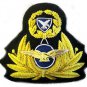 GREEK AIR FORCE OFFICE CAP HAT BADGE NEW HAND EMBROIDERED - CP MADE