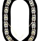 MASONIC REGALIA PAST MASTER NEW GOLD METAL CHAIN COLLAR DARK BLUE VELVET CP MADE MASONIC REGALIA PAST MASTER NEW GOLD METAL CHAIN COLLAR DARK BLUE VELVET CP MADE