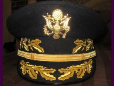 US ARMY GENERAL DARK NAVY UNIFORM HAT NEW MOSTLY ALL SIZES CP MADE WWII ERA
