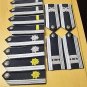 US AIR FORCE MALE MESS DRESS SHOULDER BOARDS - ALL RANKS - CURRENT ISSUE CP MADE