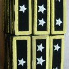 NEW US ARMY GENERAL STRAPS SHOULDER BOARDS EPAULETTE - GOLD BULLION WIRE CP MADE