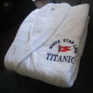 NEW TITANIC FIRST CLASS PASSENGER COURTESY BATH ROBE BATH & FACE TOWELS SET NEW TITANIC FIRST CLASS PASSENGER COURTESY BATH ROBE BATH & FACE TOWELS SET