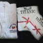 NEW TITANIC FIRST CLASS PASSENGER COURTESY BATH ROBE BATH & FACE TOWELS SET