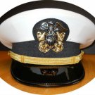 US NAVY LINE OFFICER WHITE CURRENT UNIFORM VISOR HAT CAP NEW ALL SIZES - CP MADE US NAVY LINE OFFICER WHITE CURRENT UNIFORM VISOR HAT CAP NEW ALL SIZES - CP MADE