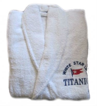 NEW TITANIC FIRST CLASS PASSENGER COURTESY BATH ROBES COLLECTORS ITEM CP MADE