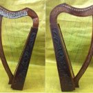 CP BRAND NEW 19 STRINGS HARP WITH LEVERS ROSEWOOD HAND CARVED FREE BAG & SHIP CP BRAND NEW 19 STRINGS HARP WITH LEVERS ROSEWOOD HAND CARVED FREE BAG & SHIP