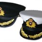 WHITE STAR CRUISE SHIP TITANIC CAPTAIN SMITH HAT ALL SIZE BLACK OR WHITE