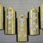 NEW US NAVY 1 TO 5 STARS ADMIRALS RANKS HARD SHOULDER BOARD PAIR Quality CP MADE