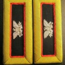 NEW US ARMY GENERAL ADJUTANT STRAPS SHOULDER BOARDS - GOLD BULLION WIRE CP MADE NEW US ARMY GENERAL ADJUTANT STRAPS SHOULDER BOARDS - GOLD BULLION WIRE CP MADE