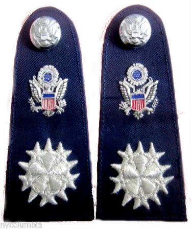 NEW US AIR FORCE SIX STAR CHIEF COMMODORE CP MADE HIGH QUALITY SHOULDER BOARDS