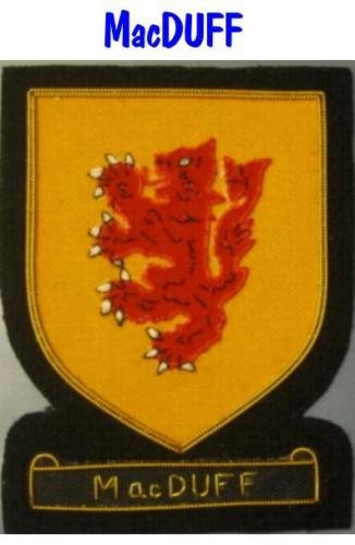 MacDUFF SCOTTISH CLAN BADGE NEW HAND EMBROIDERED CP MADE QUALITY COLLECTORS ITEM