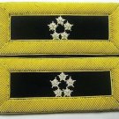 US GENERAL OF ARMY 5 STARS GOLD BULLION SHOULDER BOARDS STRAP NEW CP MADE US GENERAL OF ARMY 5 STARS GOLD BULLION SHOULDER BOARDS STRAP NEW CP MADE