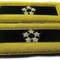 US GENERAL OF ARMY 5 STARS GOLD BULLION SHOULDER BOARDS STRAP NEW CP MADE
