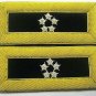 US GENERAL OF ARMY 5 STARS GOLD BULLION SHOULDER BOARDS STRAP NEW CP MADE
