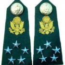 US ARMY NEW SHOULDER BOARD GENERAL OF ARMY 5 Stars Rank ERA 1959 TO 2014 CP MADE