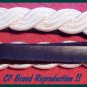 UK ROYAL NAVY CORD EPAULETTES SHOULDER BOARDS SILVER WIRE BRAND NEW CP MADE