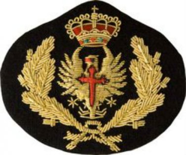 SPANISH NAVY OFFICER HAT CAP BADGE NEW HAND EMBROIDERED CP MADE HIGH QUALITY