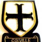 COLVILLE SCOTTISH CLAN BADGE NEW HAND EMBROIDERED CP MADE HI QUALITY FREE USA SP