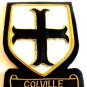 COLVILLE SCOTTISH CLAN BADGE NEW HAND EMBROIDERED CP MADE HI QUALITY FREE USA SP