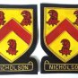 NICHOLSON SCOTTISH CLAN BADGE NEW CP HAND EMBROIDERED QUALITY COLLECTORS ITEM