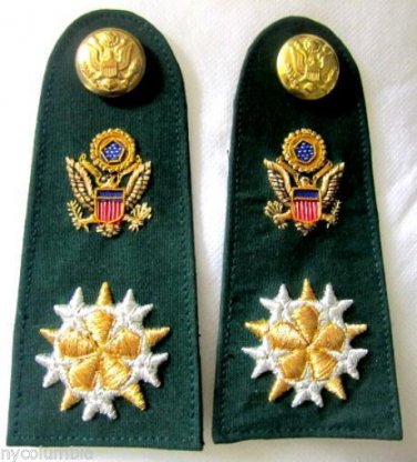NEW US SIX STARS GENERAL ADMIRAL RANK CP MADE HIGH QUALITY SHOULDER BOARDS PAIR
