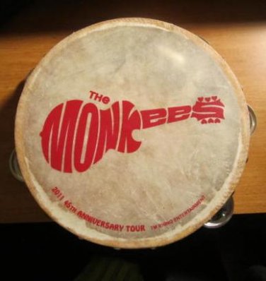 Monkees TAMBOURINES Size 8 Inch CP Brand Single Row Jingles Calf Skin Heads