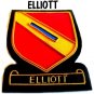 ELLIOTT SCOTTISH CLAN BADGE NEW HAND EMBROIDERED CP MADE HI QUALITY COLLECT ITEM